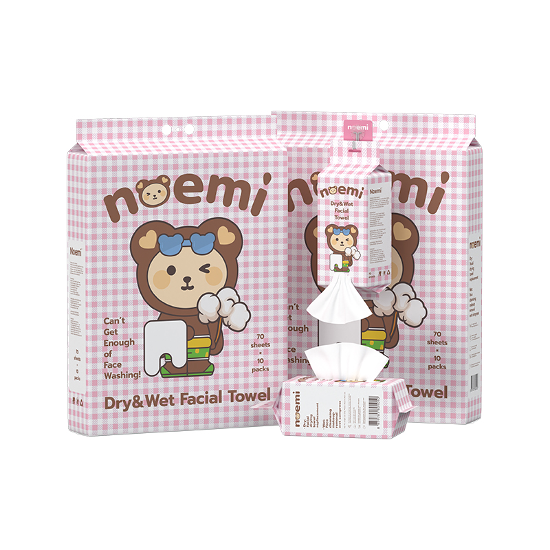 70pcの洗顔タオル