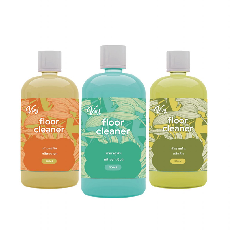 マルチセントフロアクリーナー – 500ml (オレンジ/緑茶/レモン)